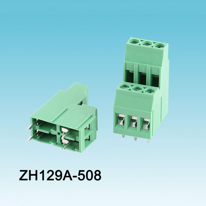 129 Terminal de tornillo de PCB de doble capa