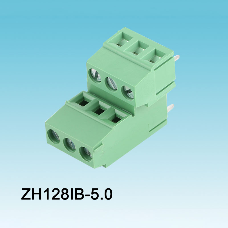 Módulo 128 Terminal de tornillo PCB verde